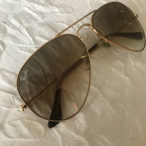 Gold and brown Ray-Ban for sale!!!